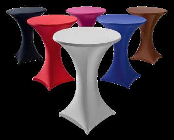 Housse lycra couleur pour mange-debout (commande)